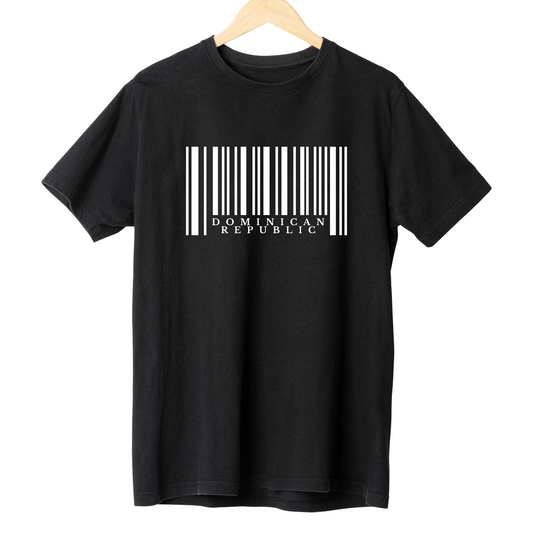 Dominican Republic Barcode - Unisex Short Sleeve Tee