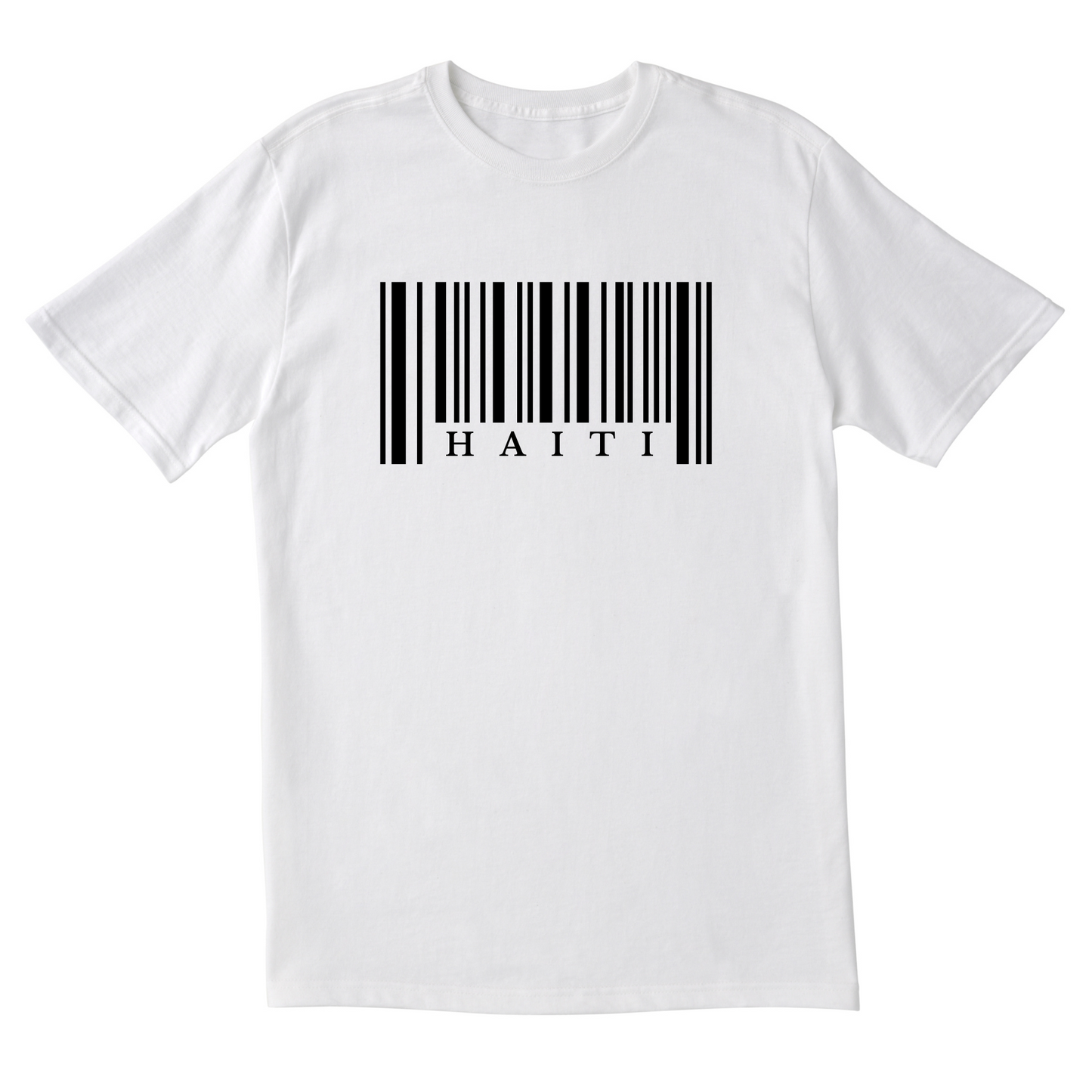 Haiti Barcode - Unisex Short Sleeve Tee