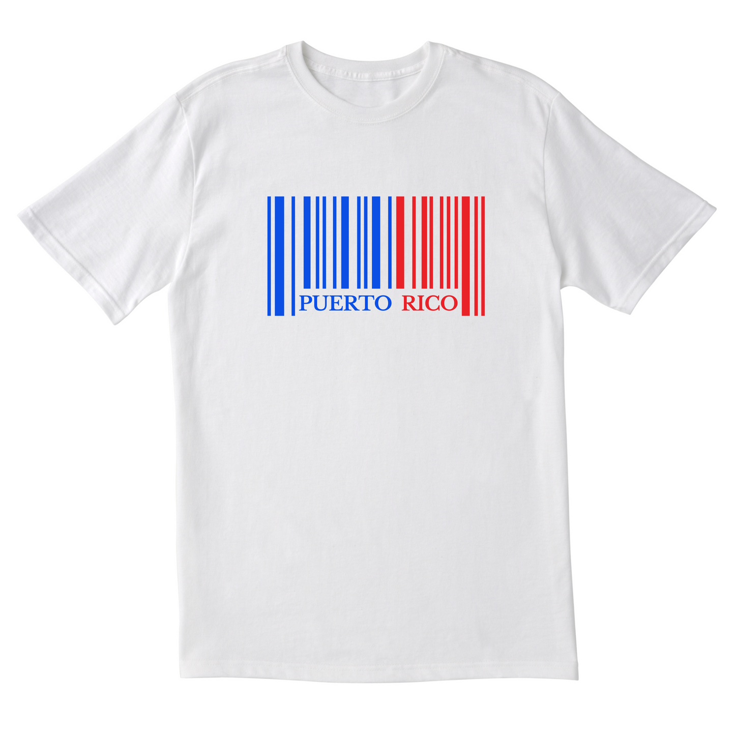 Puerto Rico Barcode in Color - Unisex Short Sleeve Tee
