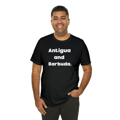 Antigua and Barbuda - Unisex Jersey Short Sleeve Tee