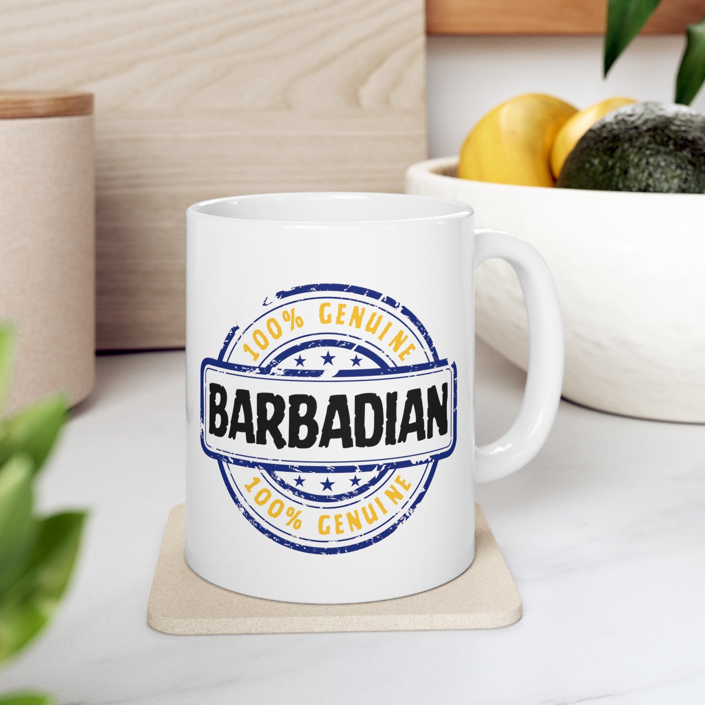 Barbadian Stamp Ceramic Mug 11oz