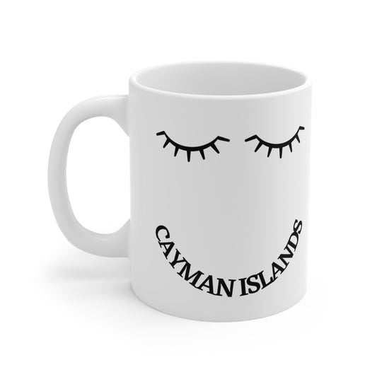 Cayman Islands "Eyelash" Ceramic Mug 11oz