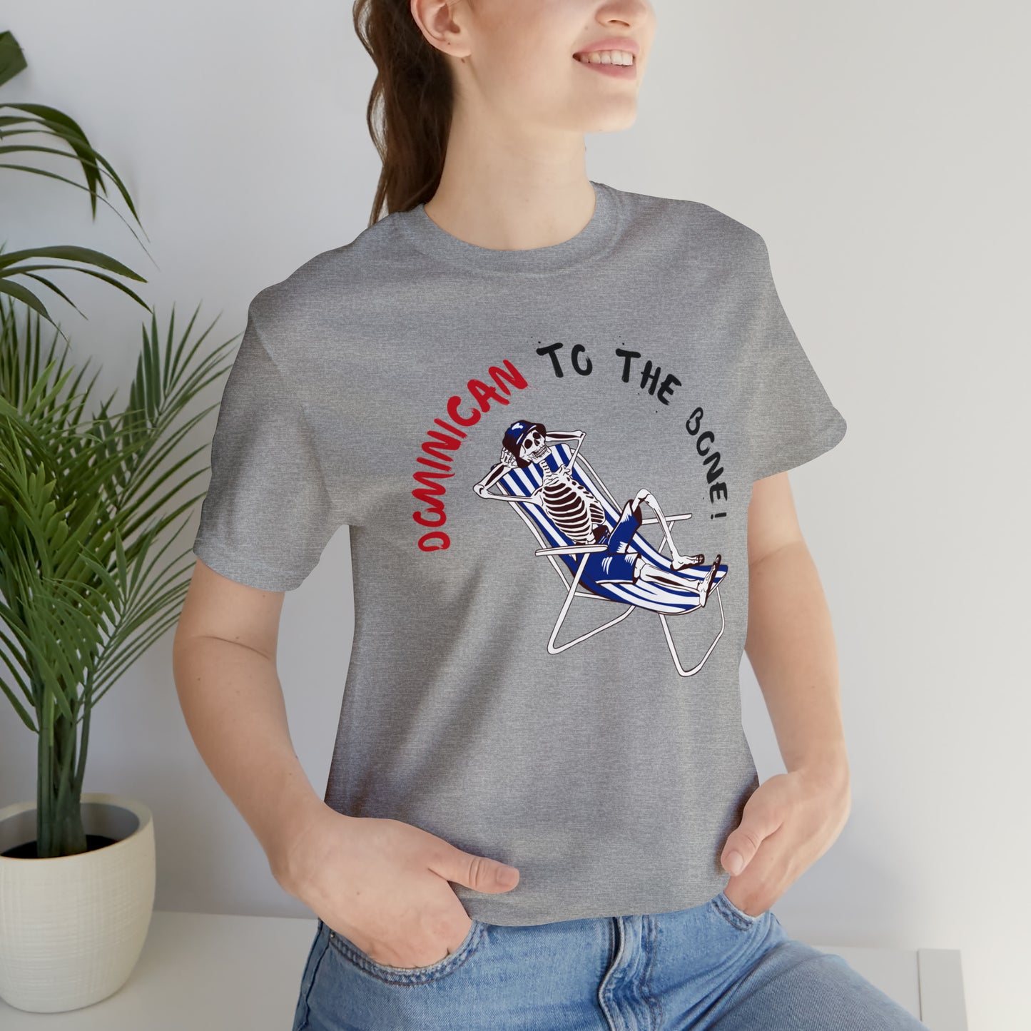 Dominican To The Bone - Unisex Jersey Short Sleeve Tee