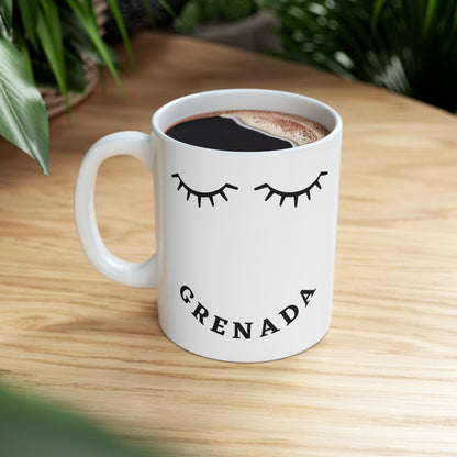 Grenada "Eyelash" Ceramic Mug 11oz