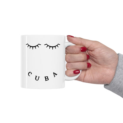 Cuba "Eyelash" Ceramic Mug 11oz