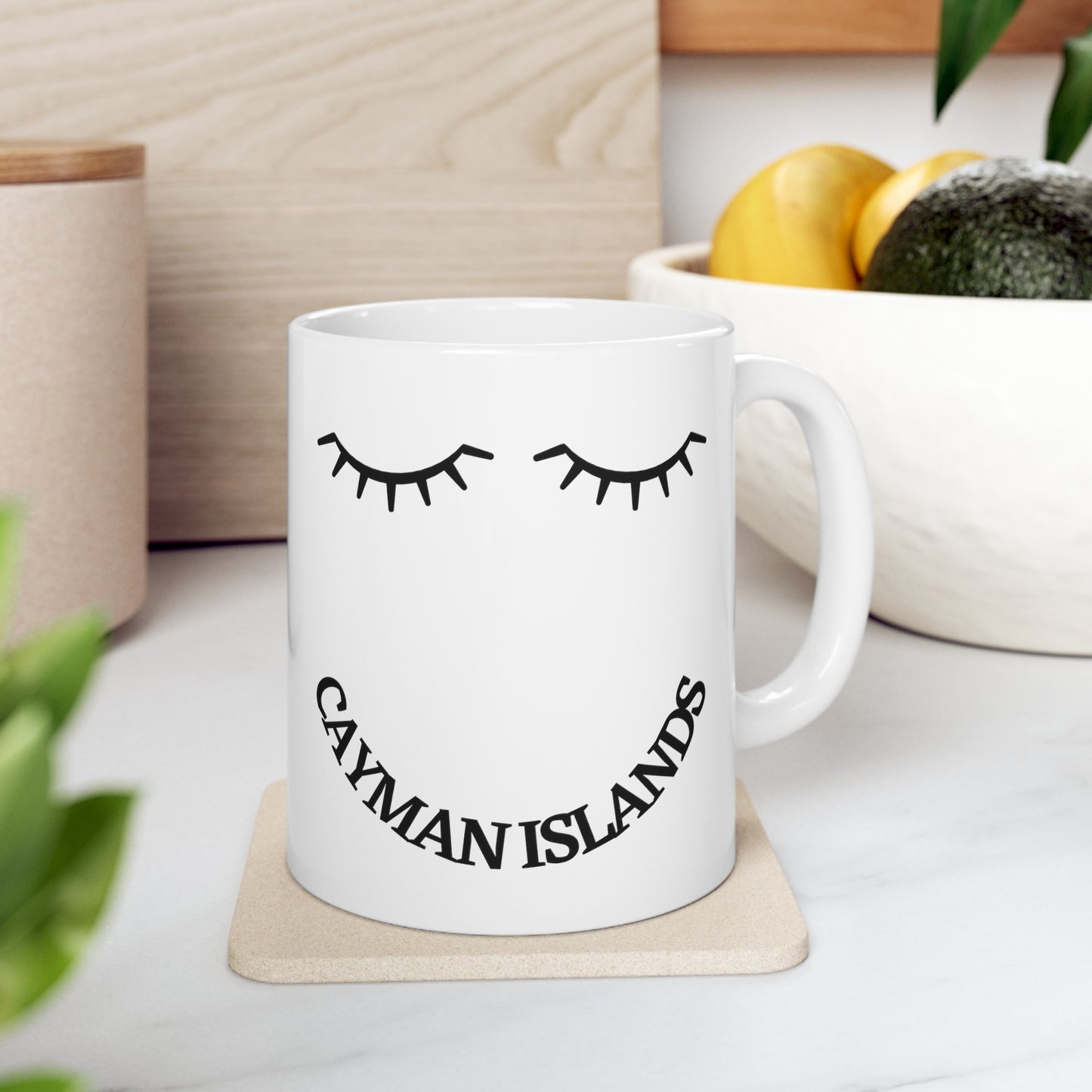 Cayman Islands "Eyelash" Ceramic Mug 11oz