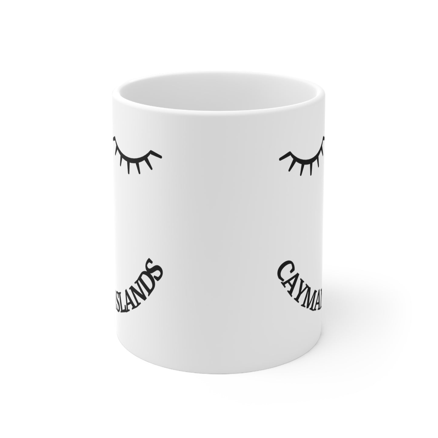 Cayman Islands "Eyelash" Ceramic Mug 11oz