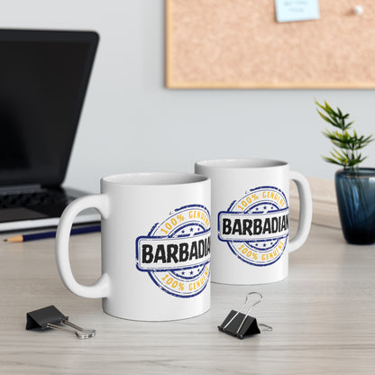 Barbadian Stamp Ceramic Mug 11oz