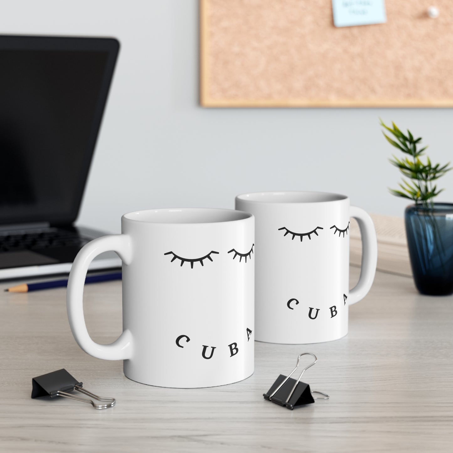 Cuba "Eyelash" Ceramic Mug 11oz