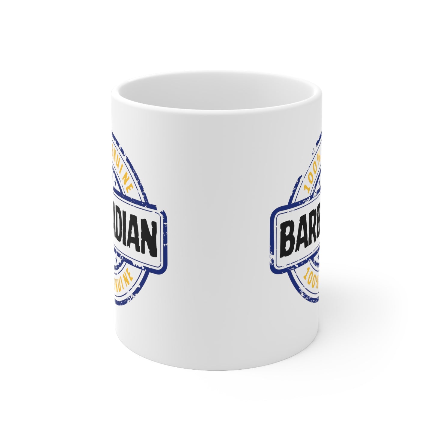 Barbadian Stamp Ceramic Mug 11oz