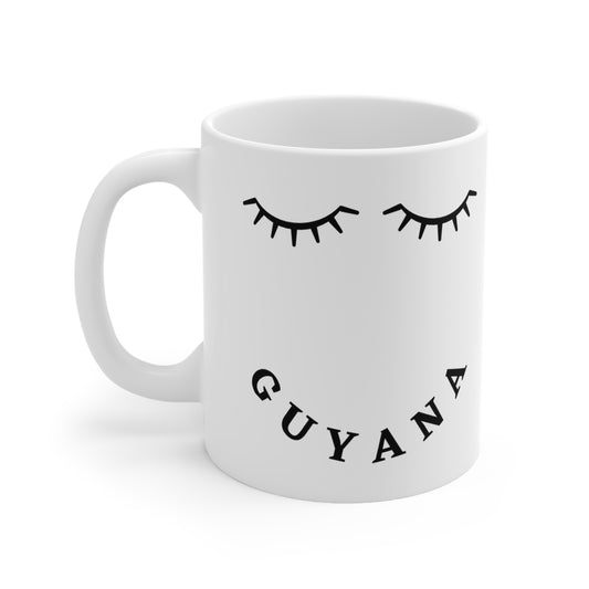 Guyana "Eyelash" Ceramic Mug 11oz