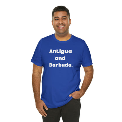 Antigua and Barbuda - Unisex Jersey Short Sleeve Tee