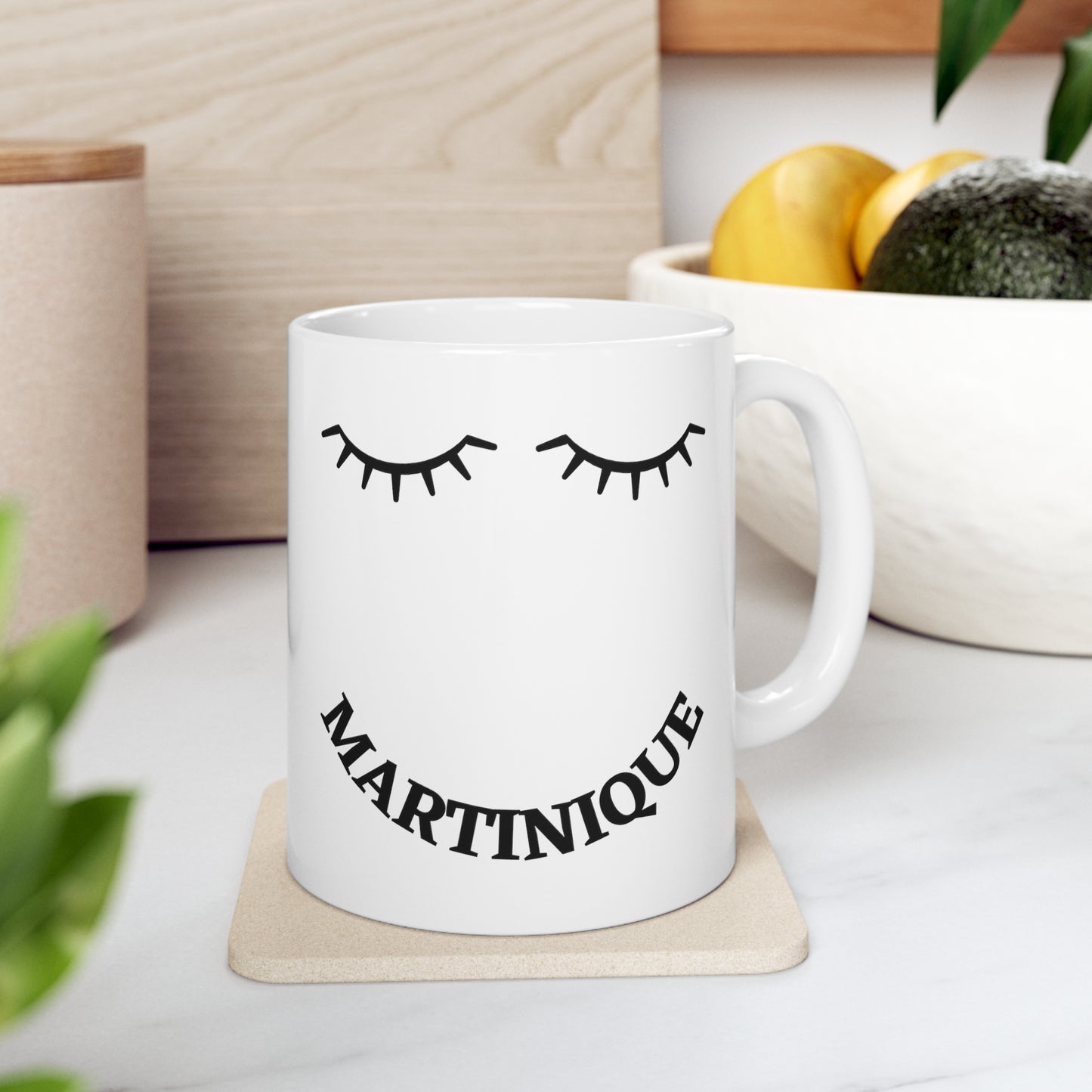 Martinique "Eyelash" Ceramic Mug 11oz