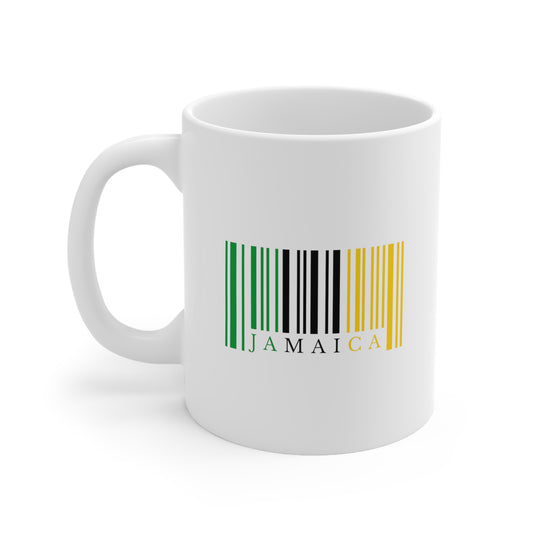 Jamaica Barcode Ceramic Mug 11oz