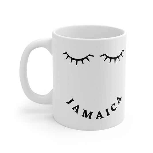 Jamaica "Eyelash" Ceramic Mug 11oz