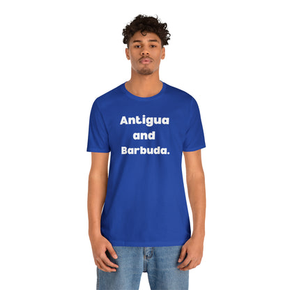 Antigua and Barbuda - Unisex Jersey Short Sleeve Tee