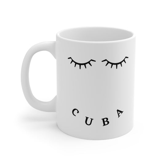 Cuba "Eyelash" Ceramic Mug 11oz