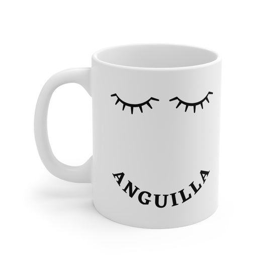 Anguilla "Eyelash" Ceramic Mug 11oz