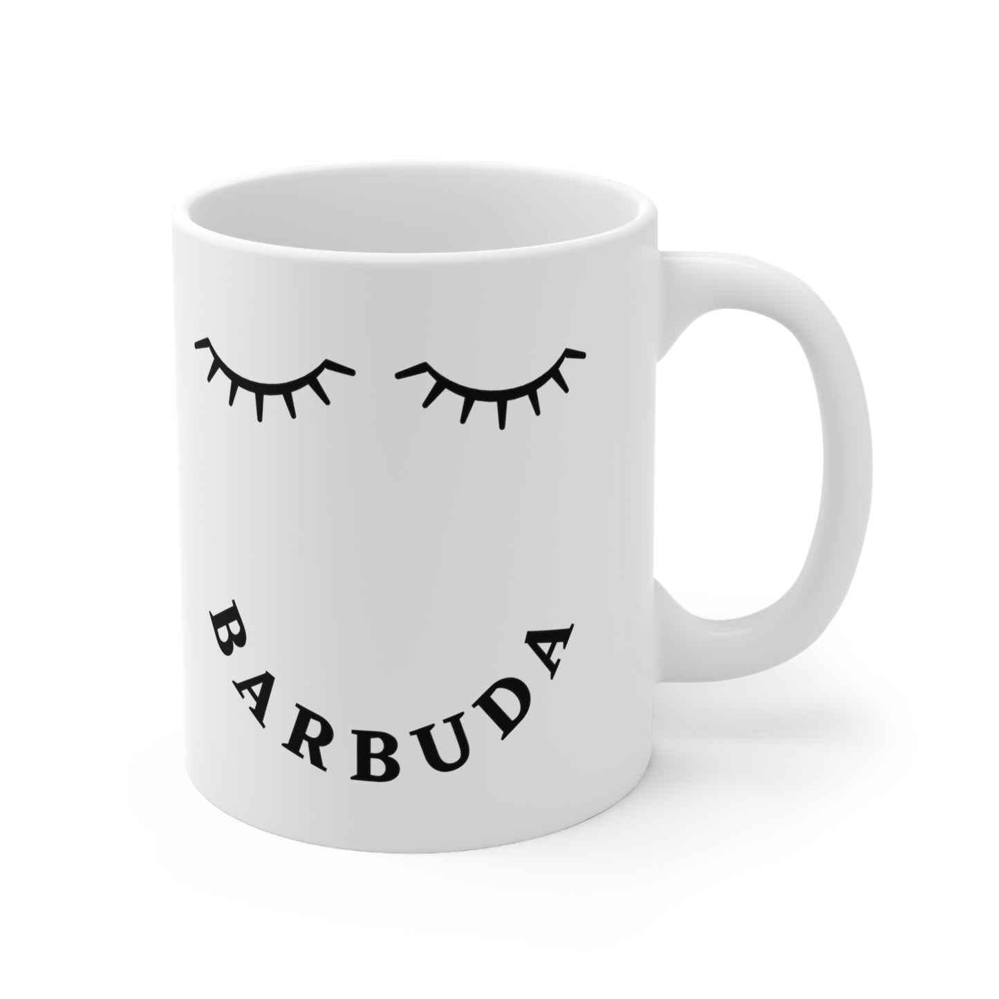 Antigua & Barbuda "Eyelash" Ceramic Mug 11oz