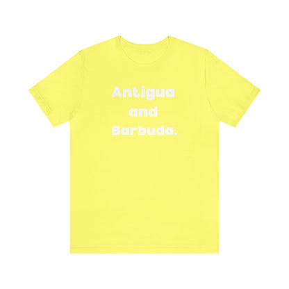 Antigua and Barbuda - Unisex Jersey Short Sleeve Tee