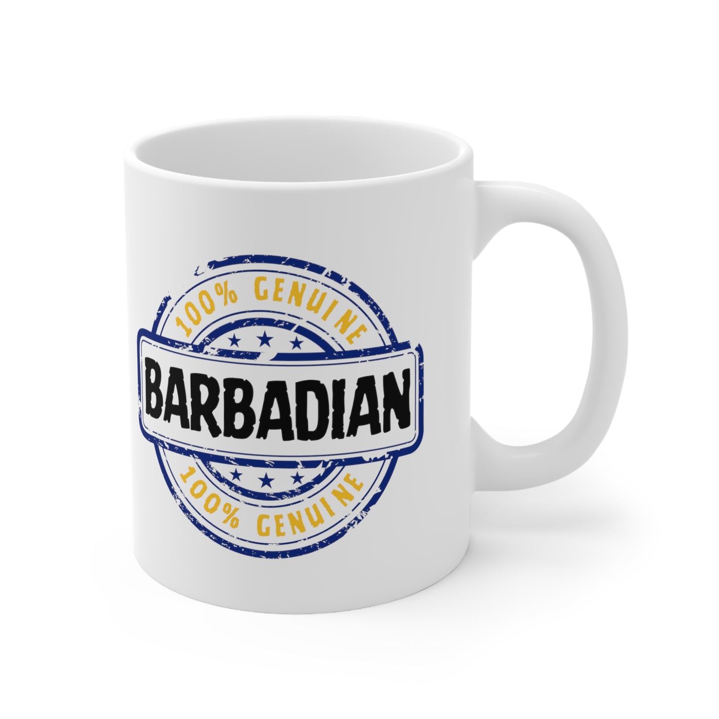 Barbadian Stamp Ceramic Mug 11oz