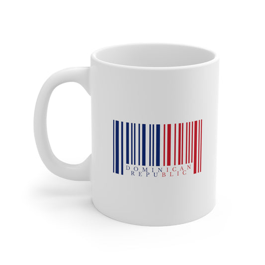 Dominican Republic Barcode Ceramic Mug 11oz