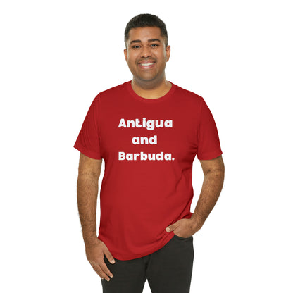 Antigua and Barbuda - Unisex Jersey Short Sleeve Tee