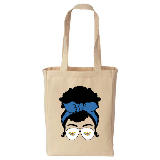 Virgin Islands Sunglasses Girl - Tote Bag