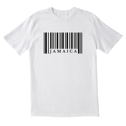Jamaica Barcode - Unisex Short Sleeve Tee