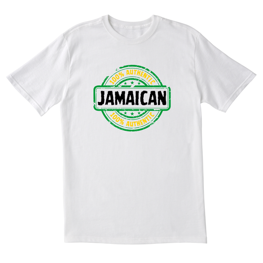 100% Authentic Jamaican - Unisex Short Sleeve Tee