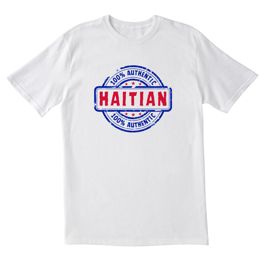 100% Authentic Haitian - Unisex Short Sleeve Tee