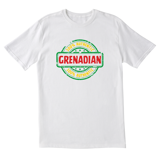 100% Authentic Grenadian - Unisex Short Sleeve Tee