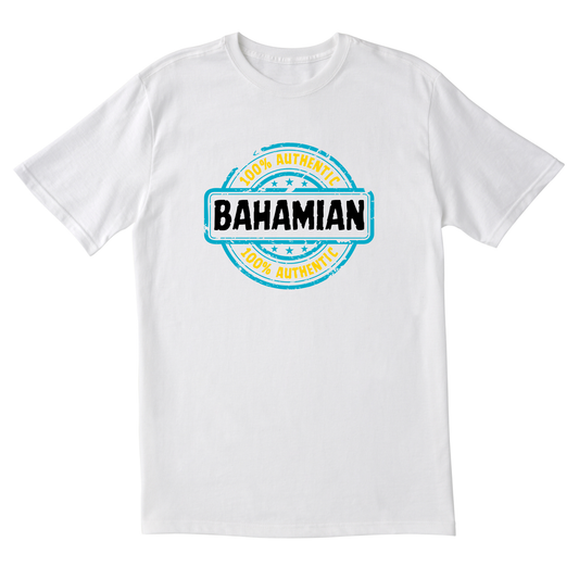 100% Authentic Bahamian - Unisex Short Sleeve Tee