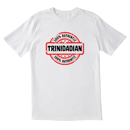 100% Authentic Trinidadian - Unisex Short Sleeve Tee