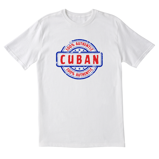 100% Authentic Cuban - Unisex Short Sleeve Tee