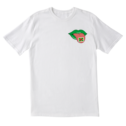 Dominican Stamp on Tongue - Unisex Short Sleeve Tee