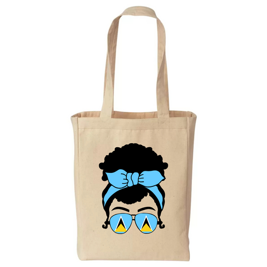 Saint Lucia Sunglasses Girl - Tote Bag