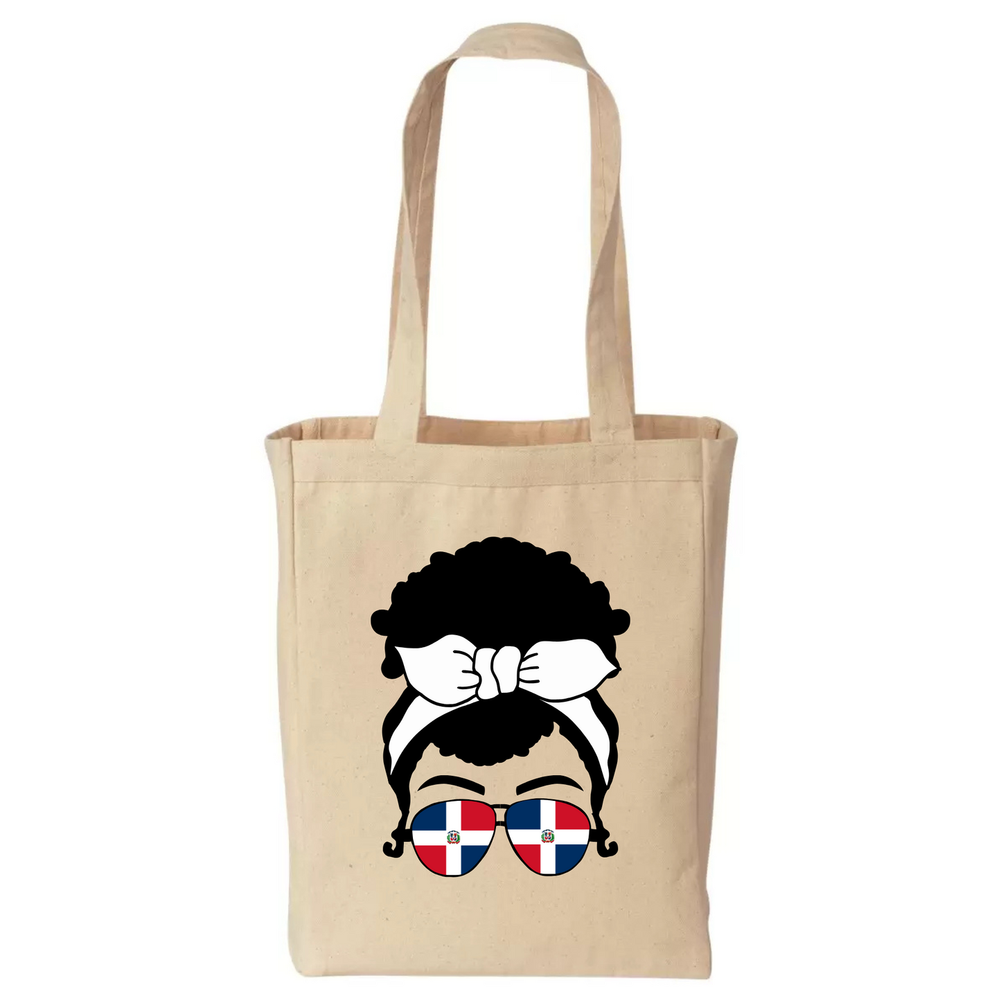 Dominican Republic Sunglasses Girl - Tote Bag